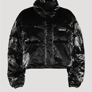 Shiny oversized Black Puffer Jacket Isabel Marant Etoile